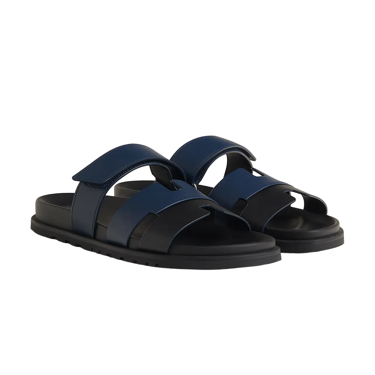 Hermes Chypre Sandal Bleu Obscur / Noir