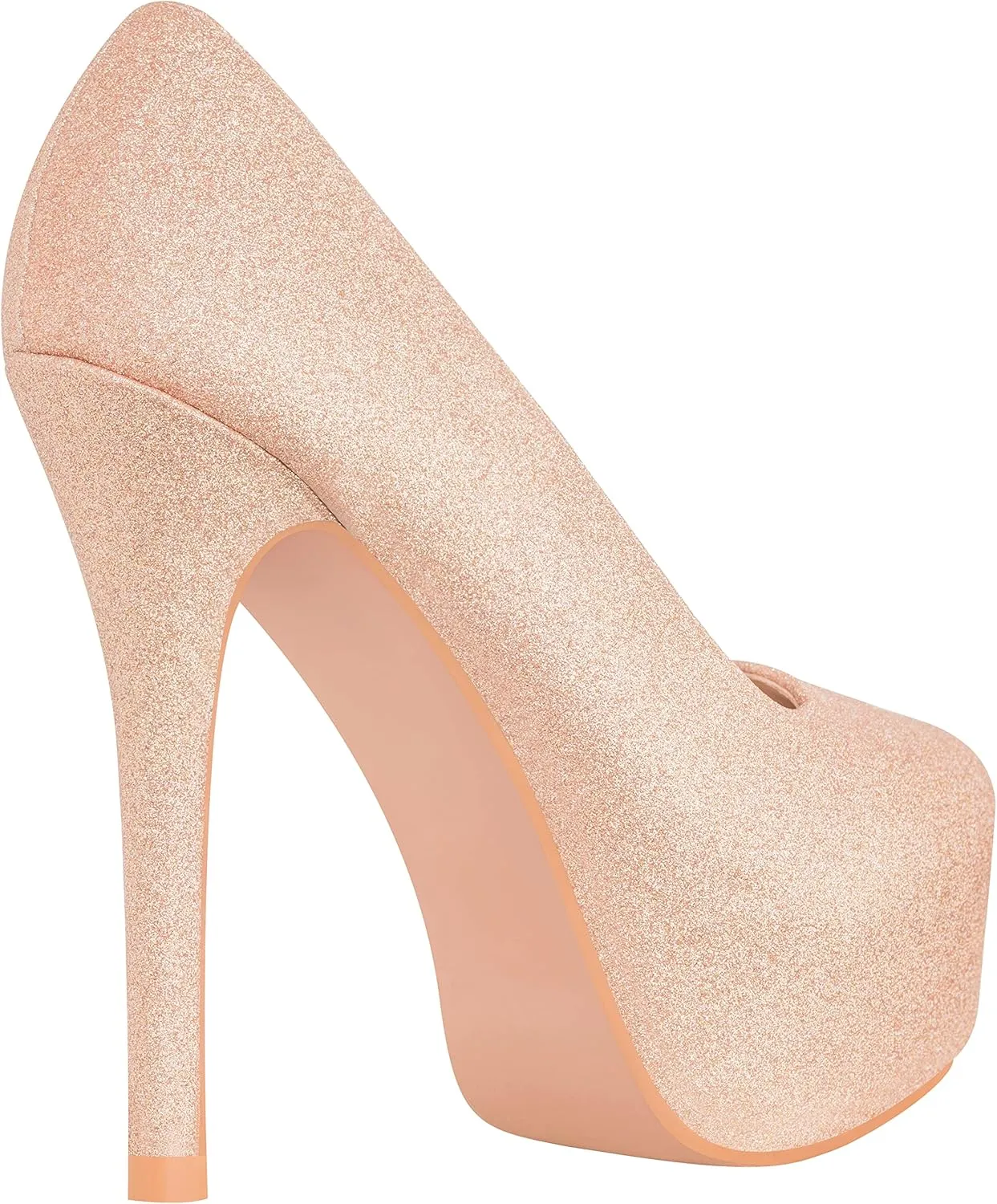 ILLUDE Women's High Heel Pump Closed Toe Platform Heels Pumps Shoes - Swan