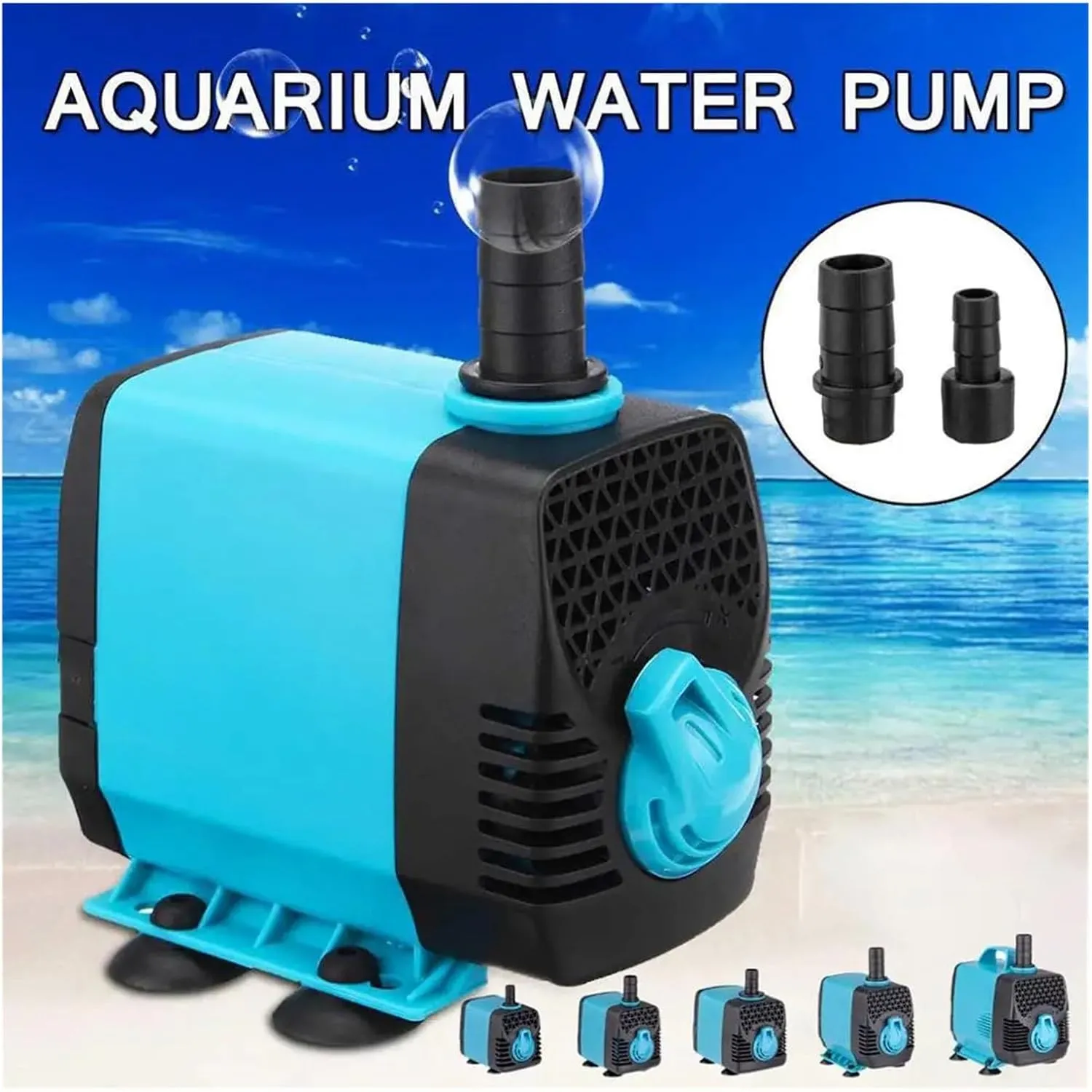 Industrial grade water circulator pump 220V Ultra-silence Waterproof Filter Water Pump For Aquarium Pond Submersible Fountain Pump 10/15/25/40/55W 600-3000L/H(25W)