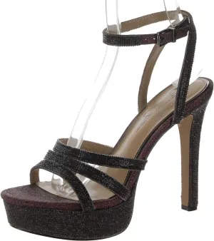 Jessica Simpson Women's Balinah 3 Faux Leather Platform Heeled Sandal