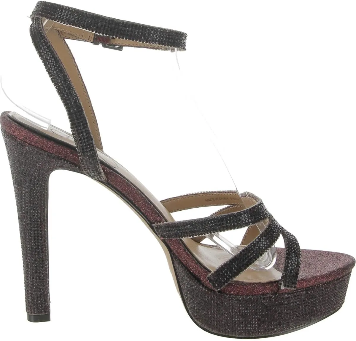 Jessica Simpson Women's Balinah 3 Faux Leather Platform Heeled Sandal