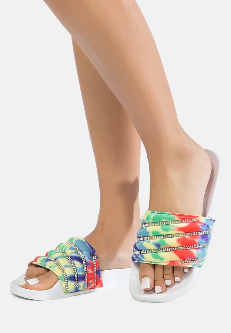 jodene multi studded slip-on sandal