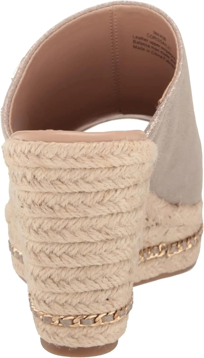 Karl Lagerfeld Paris Women's Corissa Slip on Espadrille Wedge Sandal