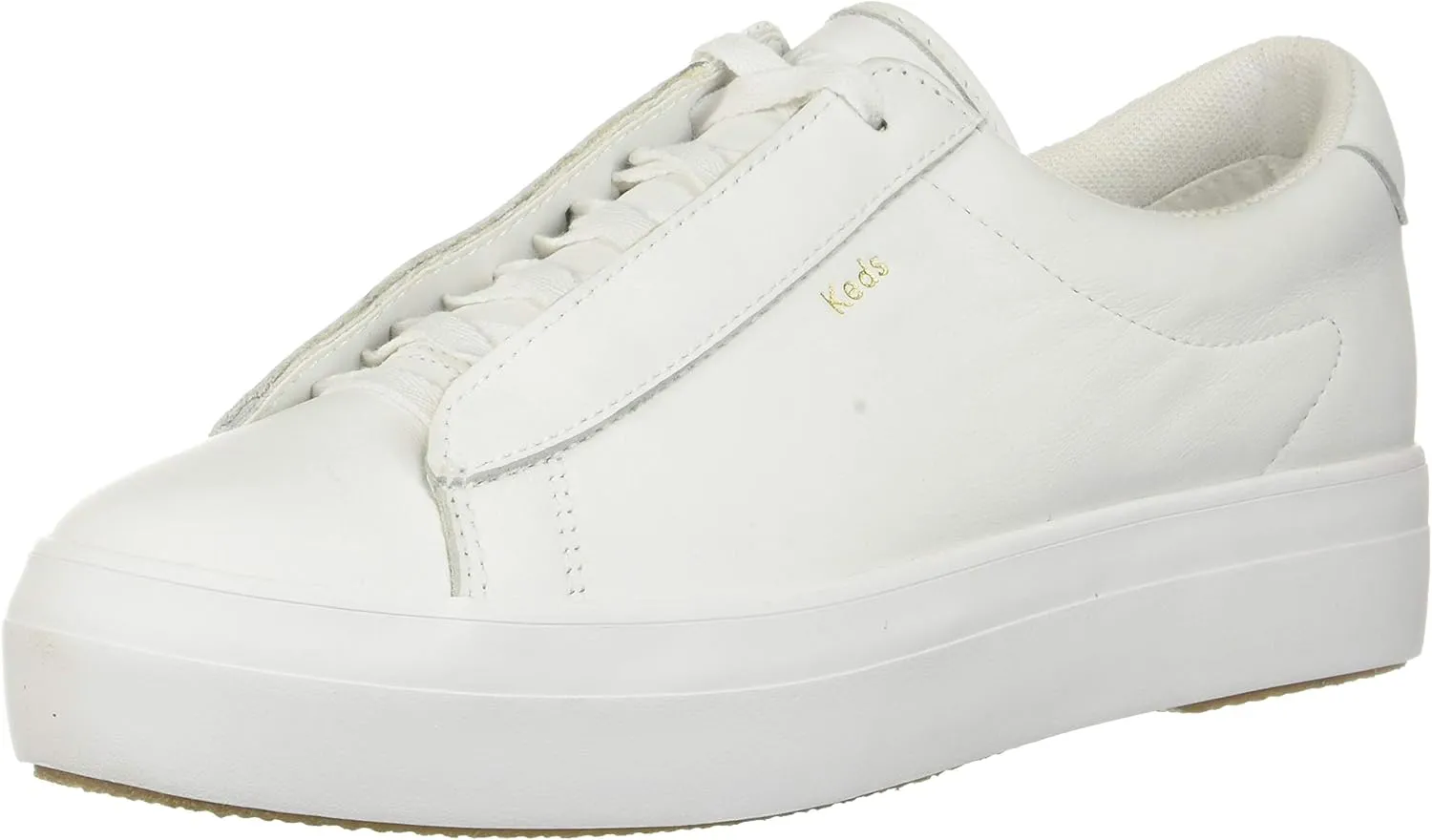 Keds Women's, Rise Metro Sneaker White Leather 10 M