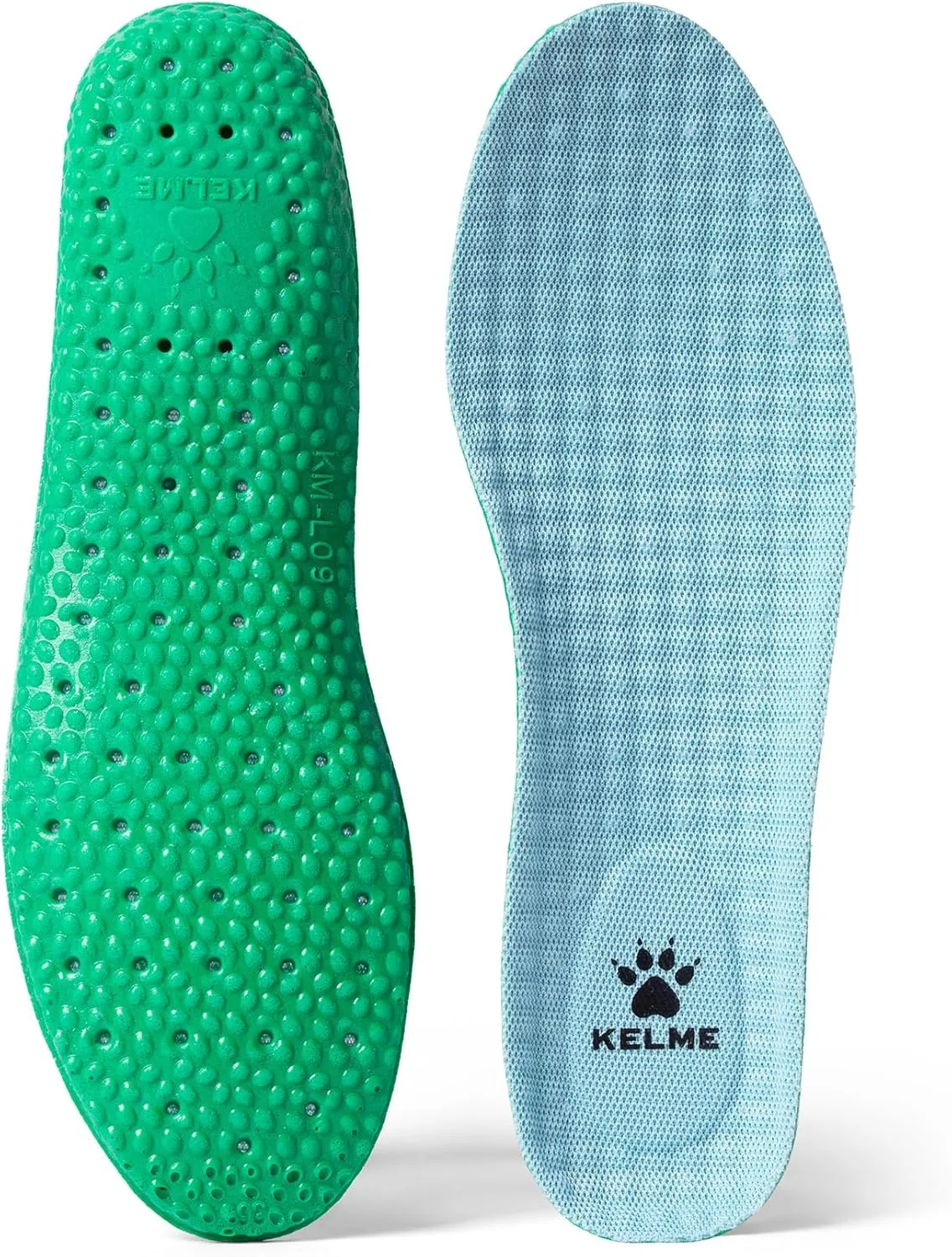 KELME Kids' Indoor Soccer Cleats, Breathable Mesh Turf Futsal Shoes, Turn-Lock, Boys Girls Football Baseball Softball Sneaker for Little/Big Kid