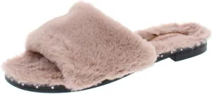 Kenneth Cole Women's Peggy Fuzzy Slipper Sandal Slide