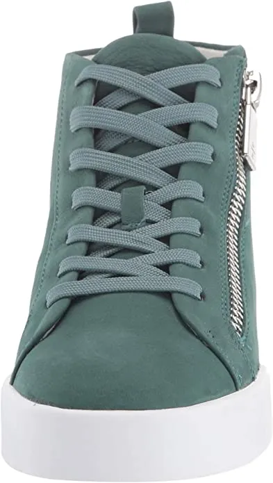 Kenneth Cole Women's Women's Tyler Mid Zip Sneaker, Sea Green, 7.5