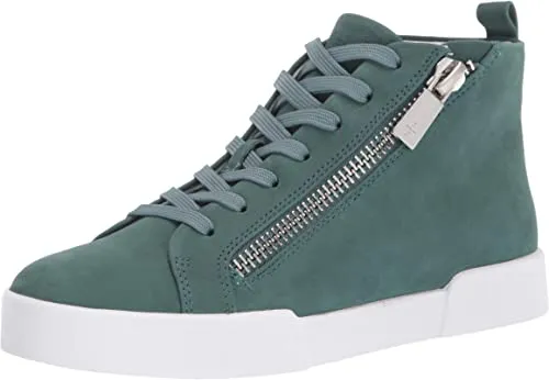 Kenneth Cole Women's Women's Tyler Mid Zip Sneaker, Sea Green, 7.5