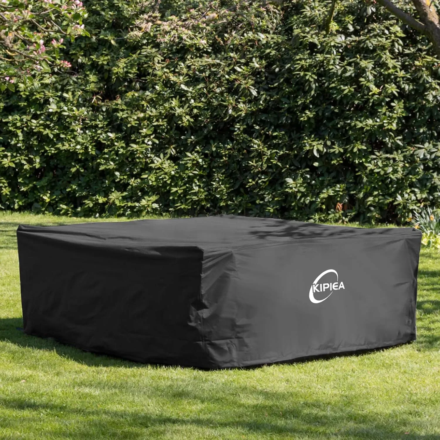 Kipiea Outdoor Furniture Covers Waterproof, 420D Heavy-Duty Patio Furniture Set Covers, No Tears Anti UV No Fading (126" L x 126" W x 32" H)