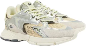 Lacoste Mens L003 Neo Sneaker, LT TAN/LT YLW, 7.5