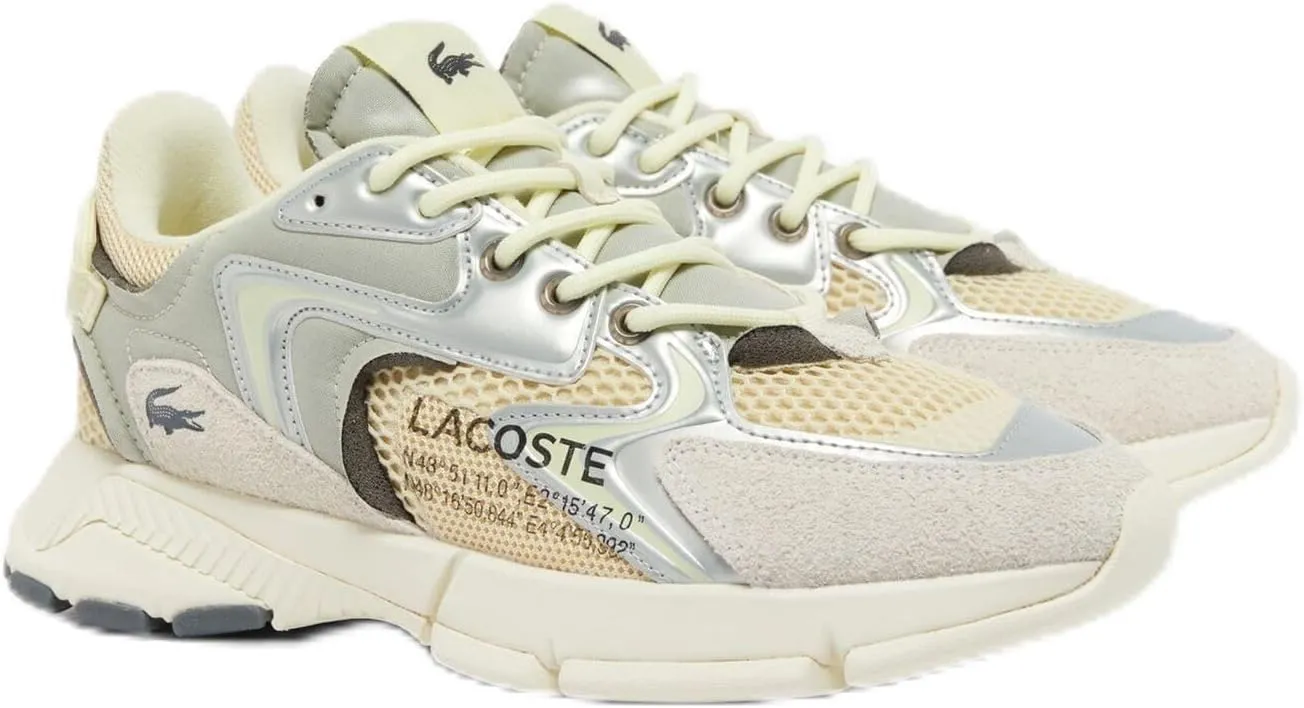 Lacoste Mens L003 Neo Sneaker, LT TAN/LT YLW, 7.5