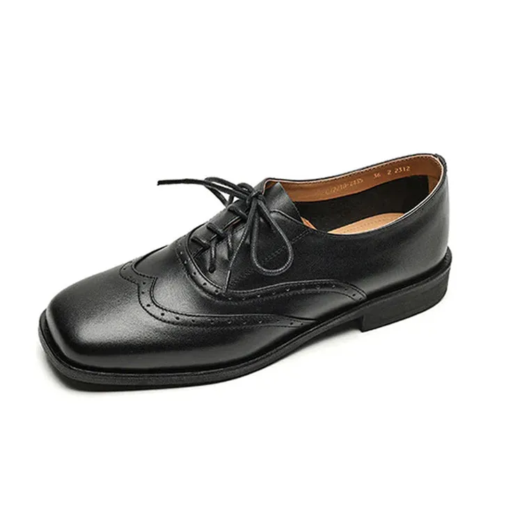 Ladies Brogue Toe Oxfords