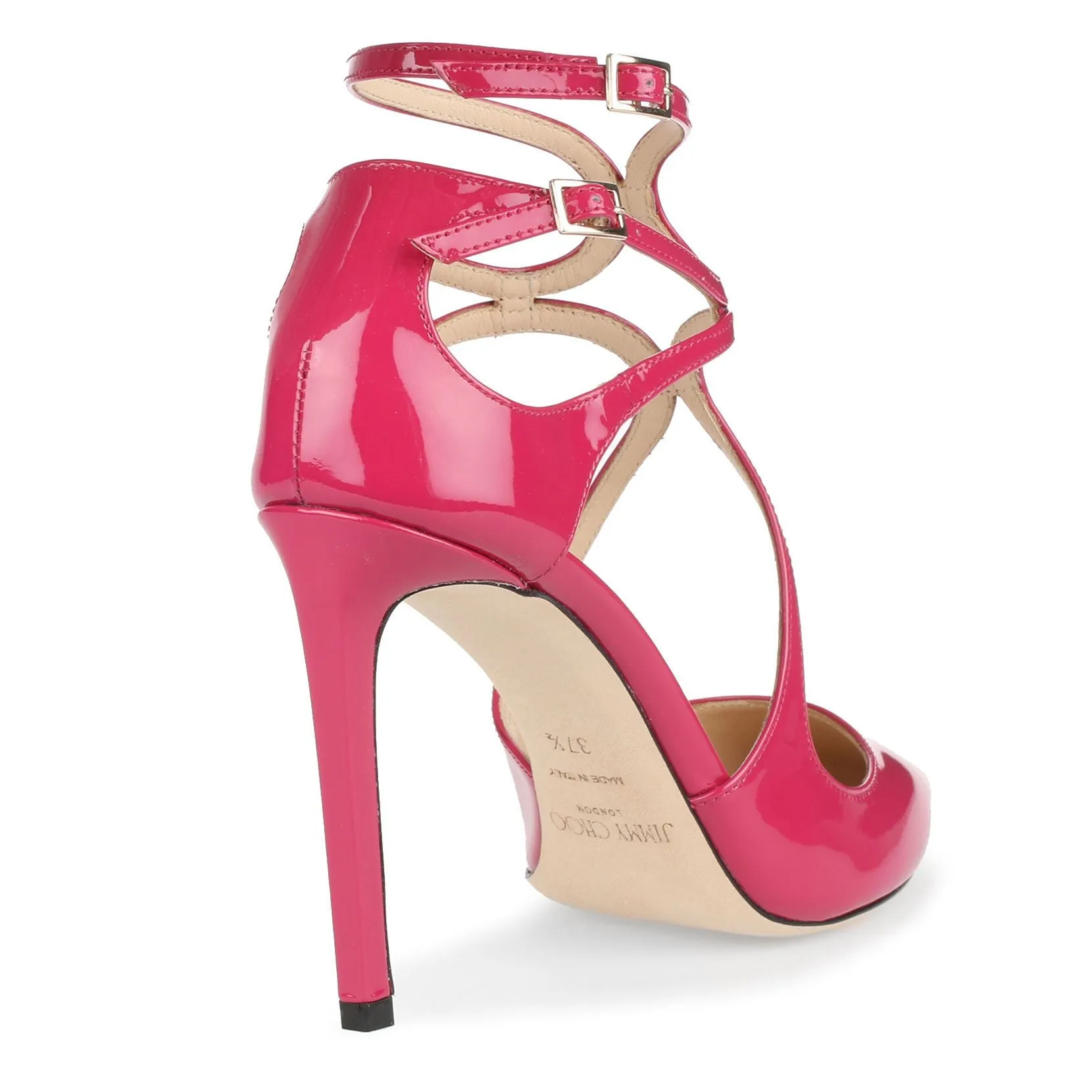 Lancer 100 patent cerise pumps