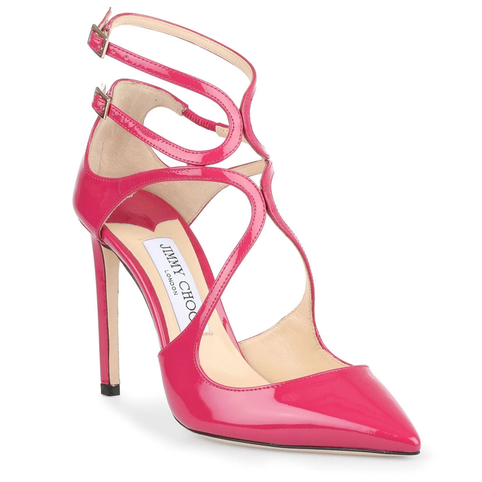 Lancer 100 patent cerise pumps