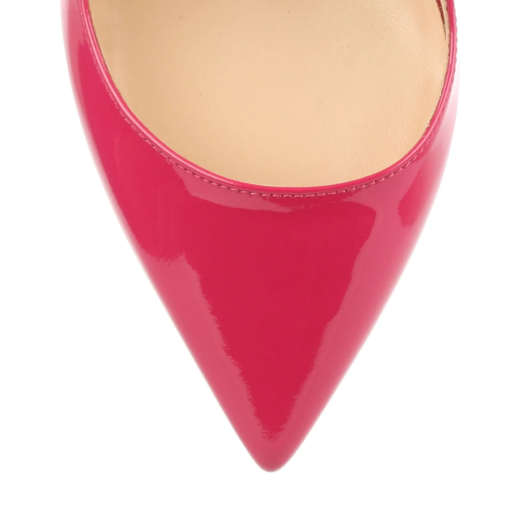 Lancer 100 patent cerise pumps