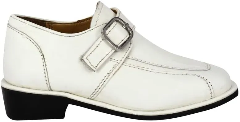 LIBERTYZENO Boys Animal Print Genuine Leather Kids Lace Up Oxford Dress Shoes for Easter Gift