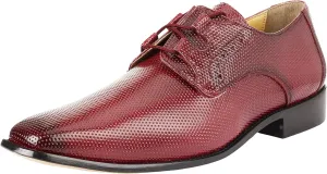 LIBERTYZENO Mens Tread Design Genuine Leather Adults Lace Up Oxford Dress Shoes for Easter Gift