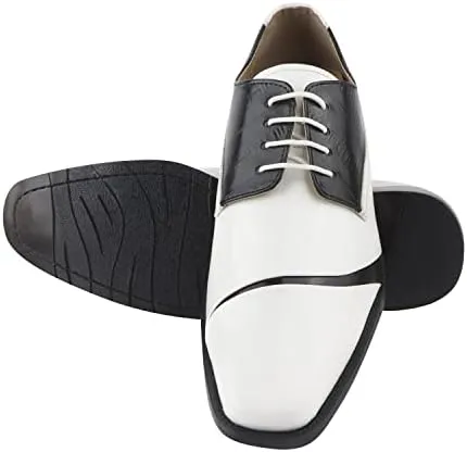 LIBERTYZENO Mens Wingtip Brogue EEL & Croco Print Genuine Leather Adults Lace Up Oxford Dress Shoes for Prom Graduation