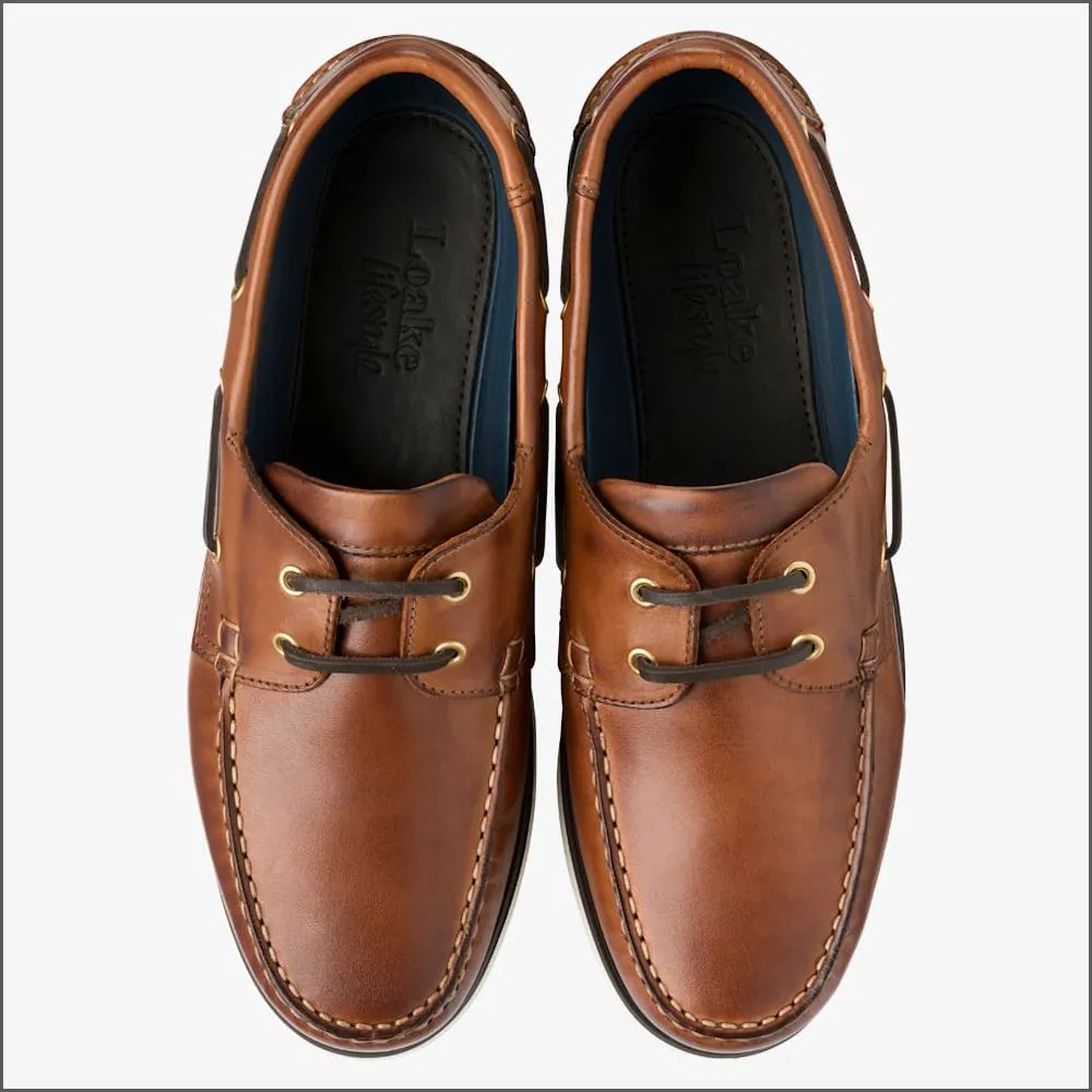 Loake 528 Cedar Lace Up Deck Shoe Size 7.5 Only/