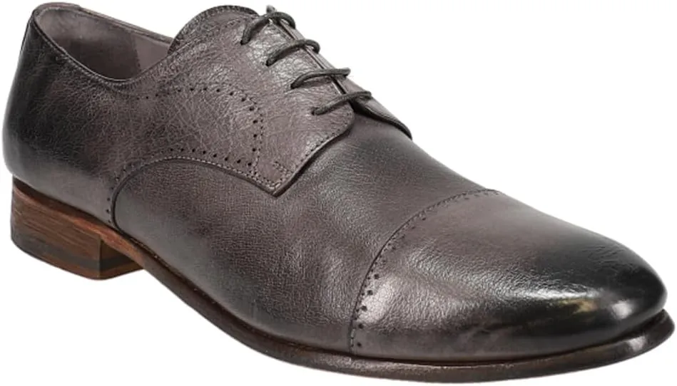 Lucchese Womens Franca Buffalo Oxford Flats - Grey
