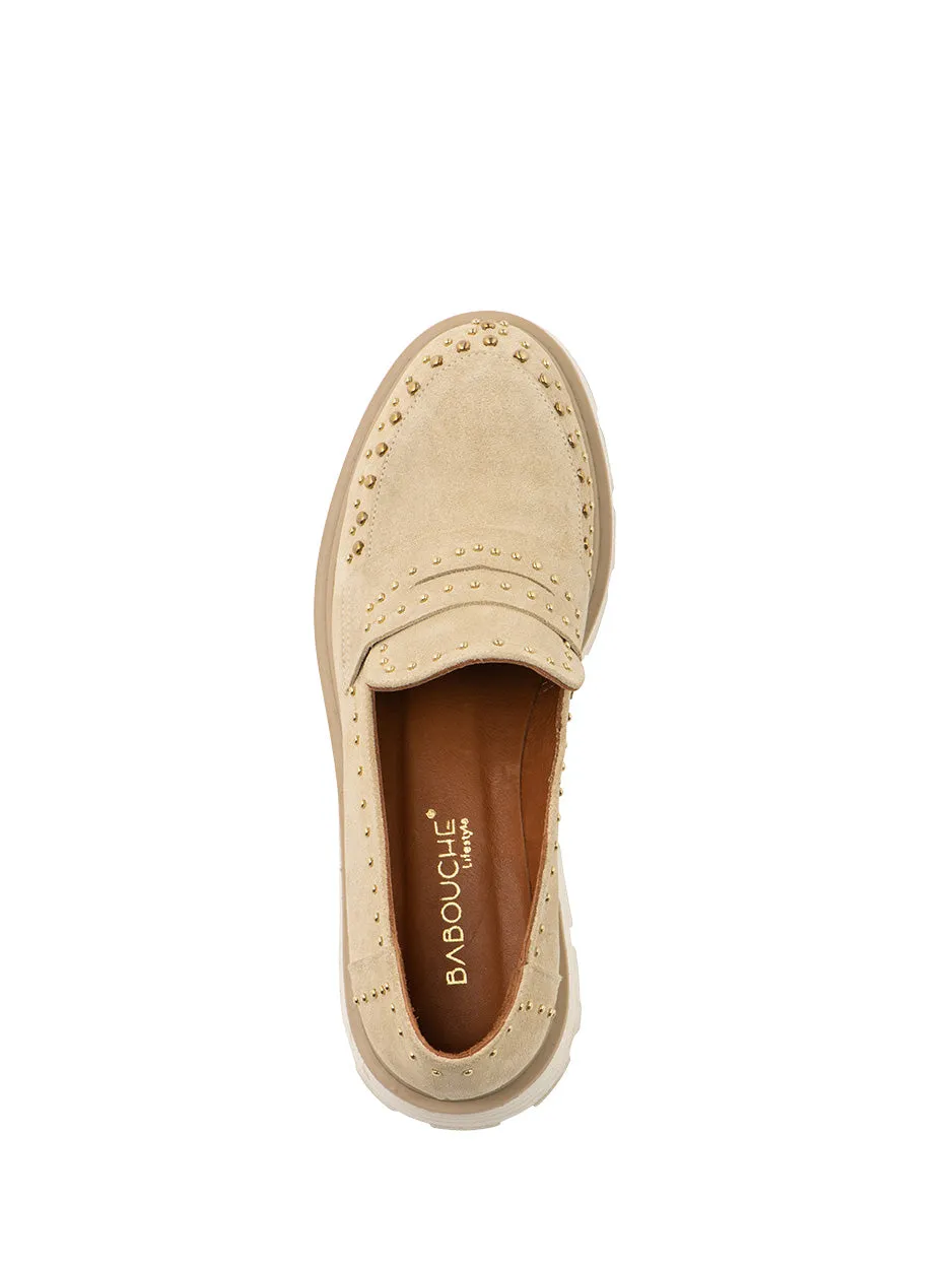 Lucy | Chunky Loafer Beige