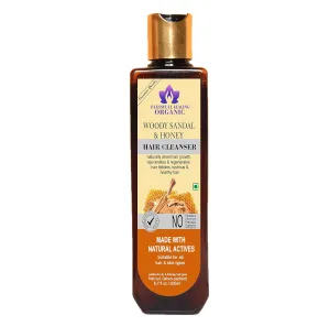 Luxury Woody Sandal & Honey Hair Cleanser | Shampoo 200 ML