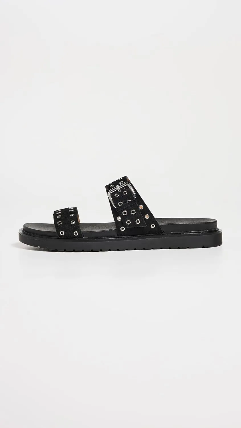 Madewell Women's Maximillian Two Strap Lug-Hardware Sandal