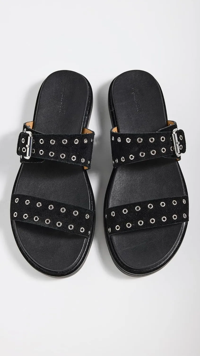 Madewell Women's Maximillian Two Strap Lug-Hardware Sandal
