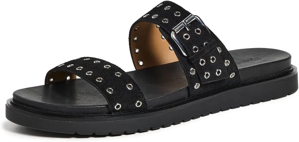 Madewell Women's Maximillian Two Strap Lug-Hardware Sandal