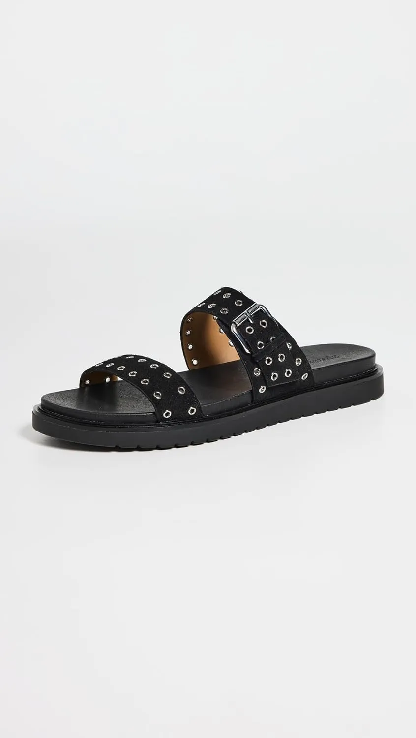 Madewell Women's Maximillian Two Strap Lug-Hardware Sandal