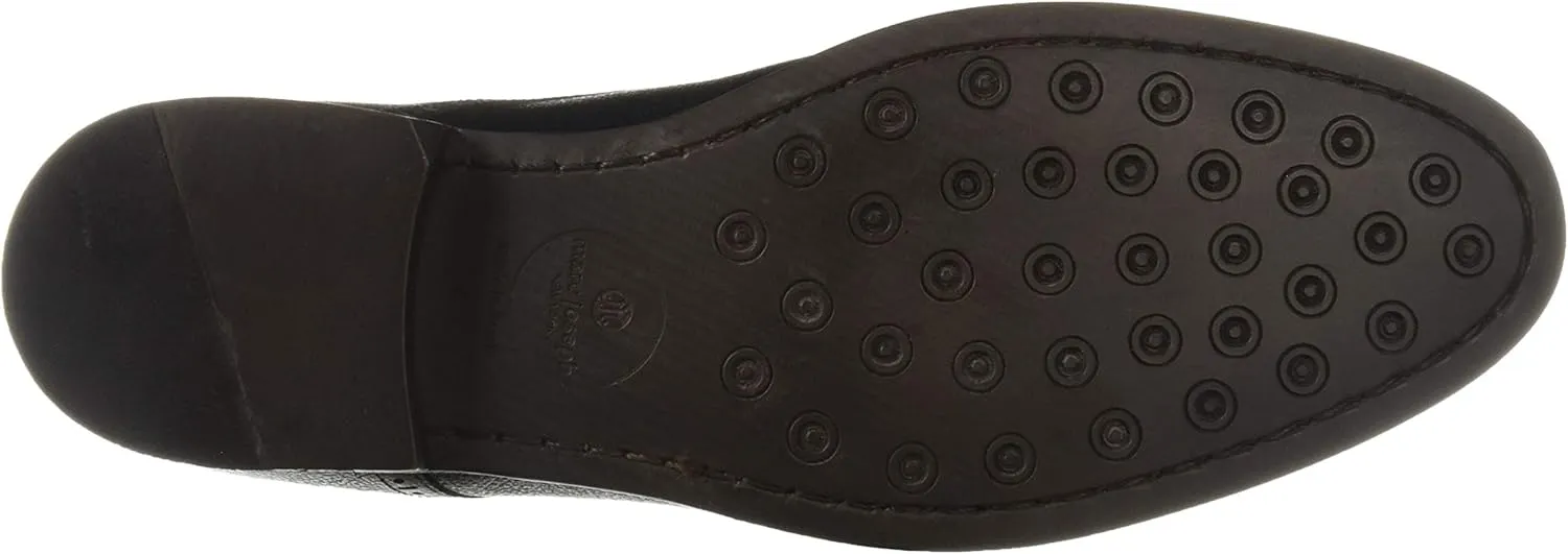 MARC JOSEPH NEW YORK Men's Leather Double Monk Wingtip Dress Shoe Oxford