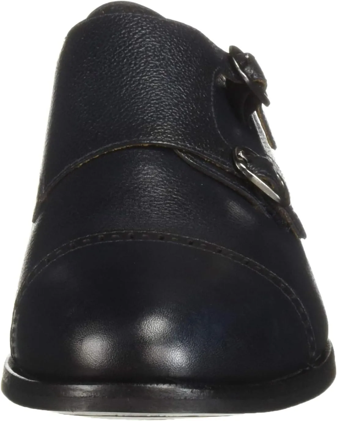 MARC JOSEPH NEW YORK Men's Leather Double Monk Wingtip Dress Shoe Oxford