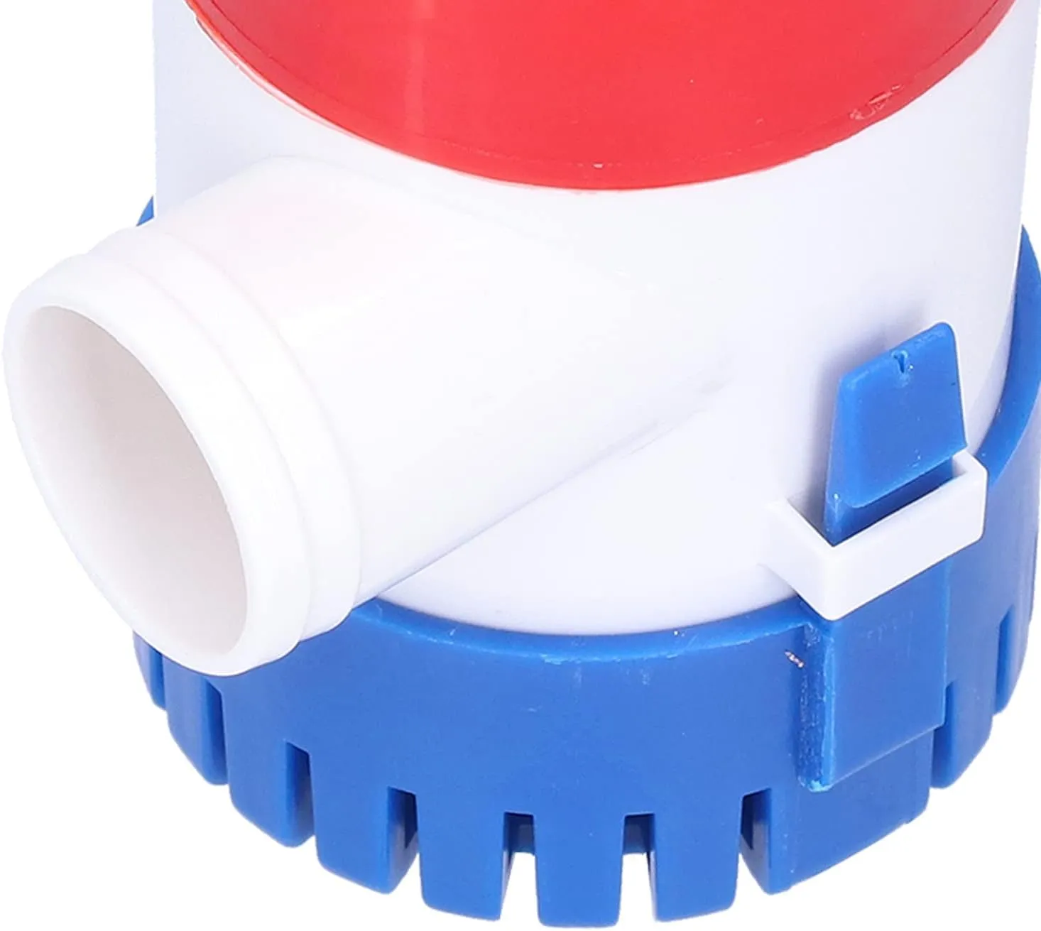 Marine Bilge Pump, 12V/24V 350GPH 500GPH 750GPH 1100GPH with Shock Absorb ABS Housing Stainless Steel Shaft for Drainage Sewage Treatment Water Purification (DC12V 1100GPH)