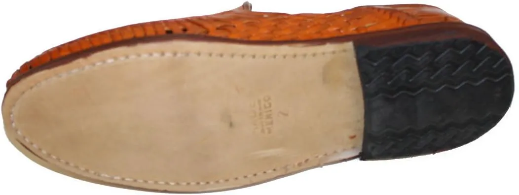 Men Genuine Authentic Leather Closed Toe Mexican huarches Sandal