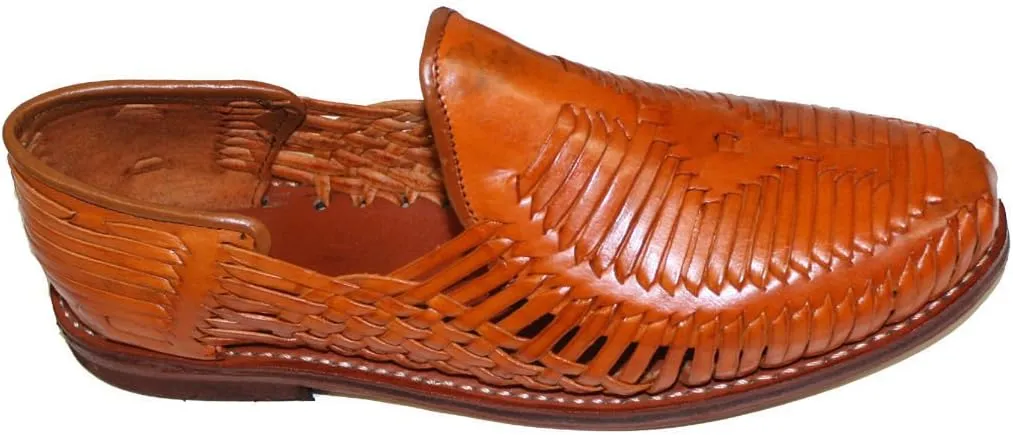 Men Genuine Authentic Leather Closed Toe Mexican huarches Sandal