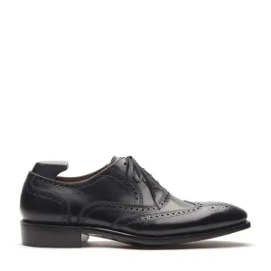 Men Lace-Up Leather Wingtip Oxford Shoes