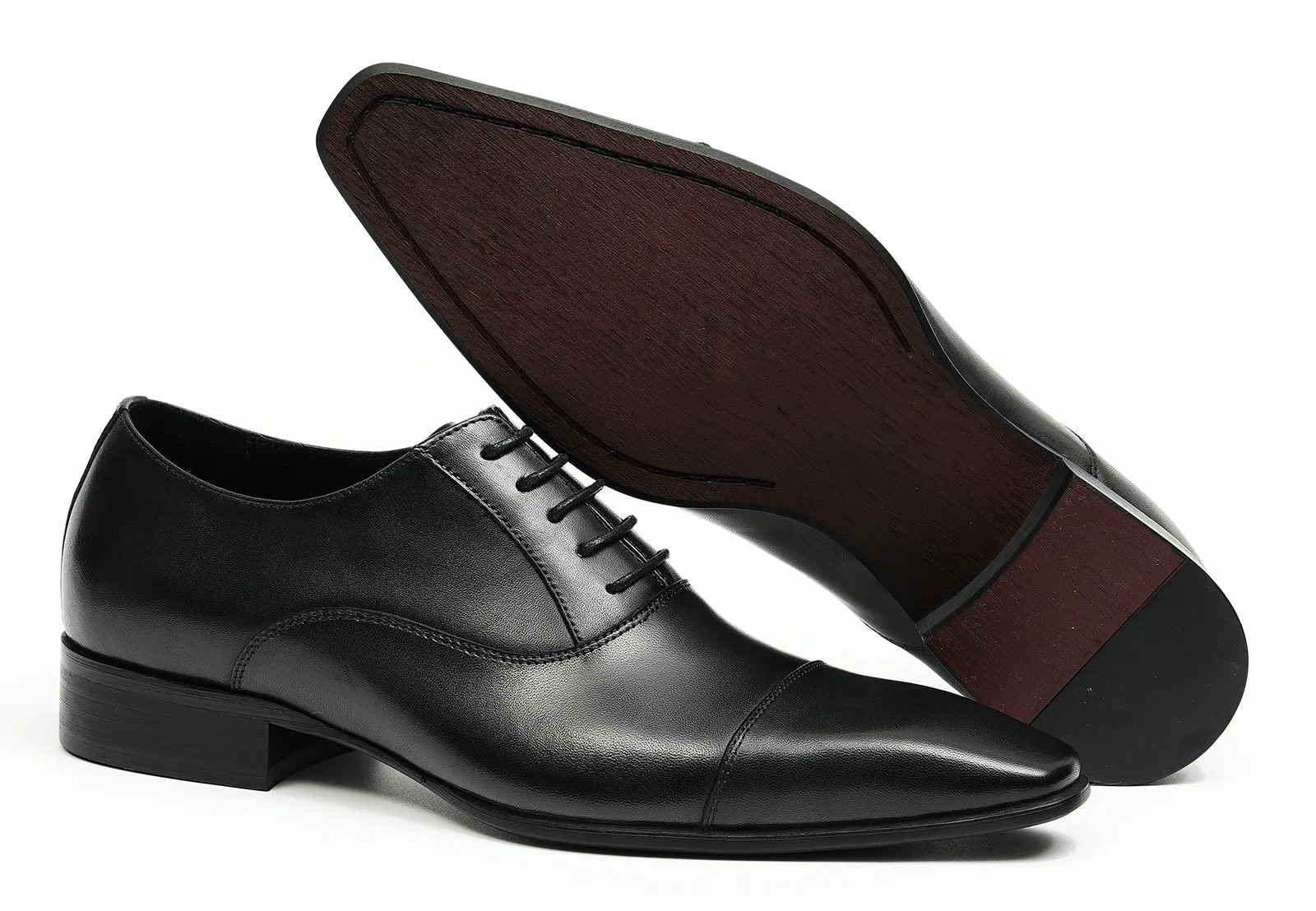Men's Fashion Plain Toe Dress Formal Oxford
