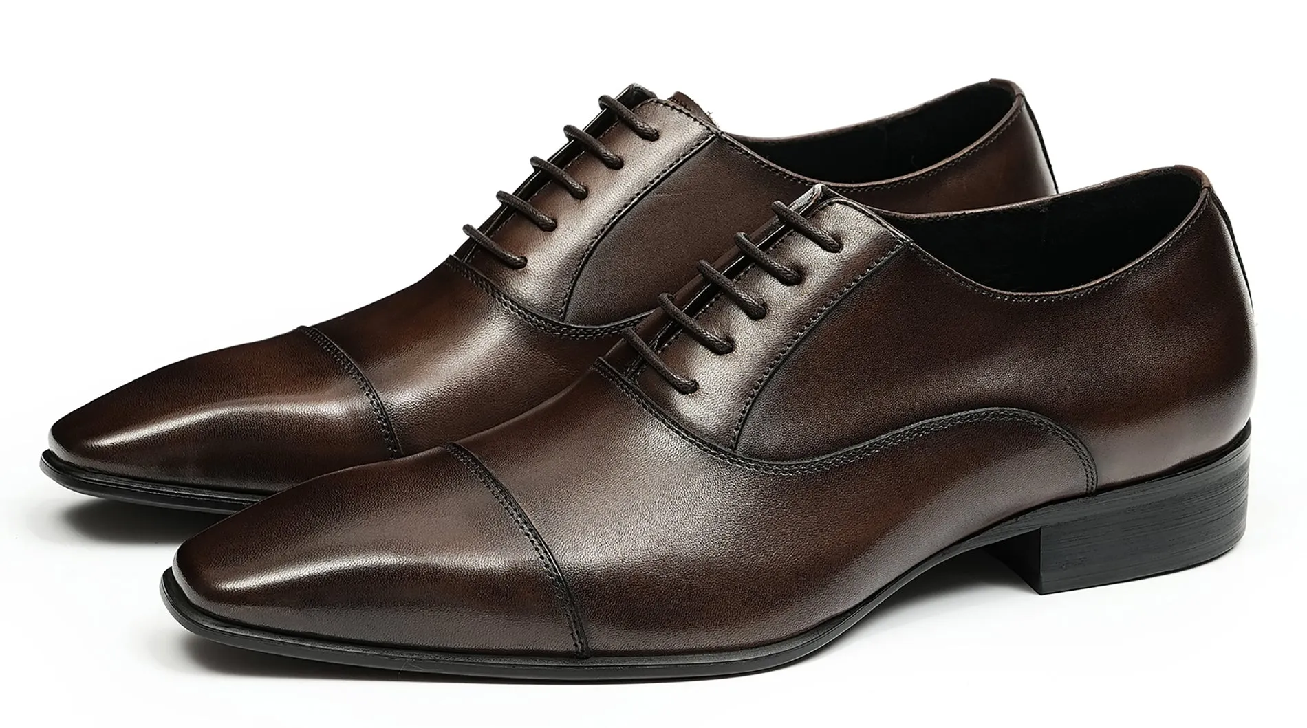 Men's Fashion Plain Toe Dress Formal Oxford