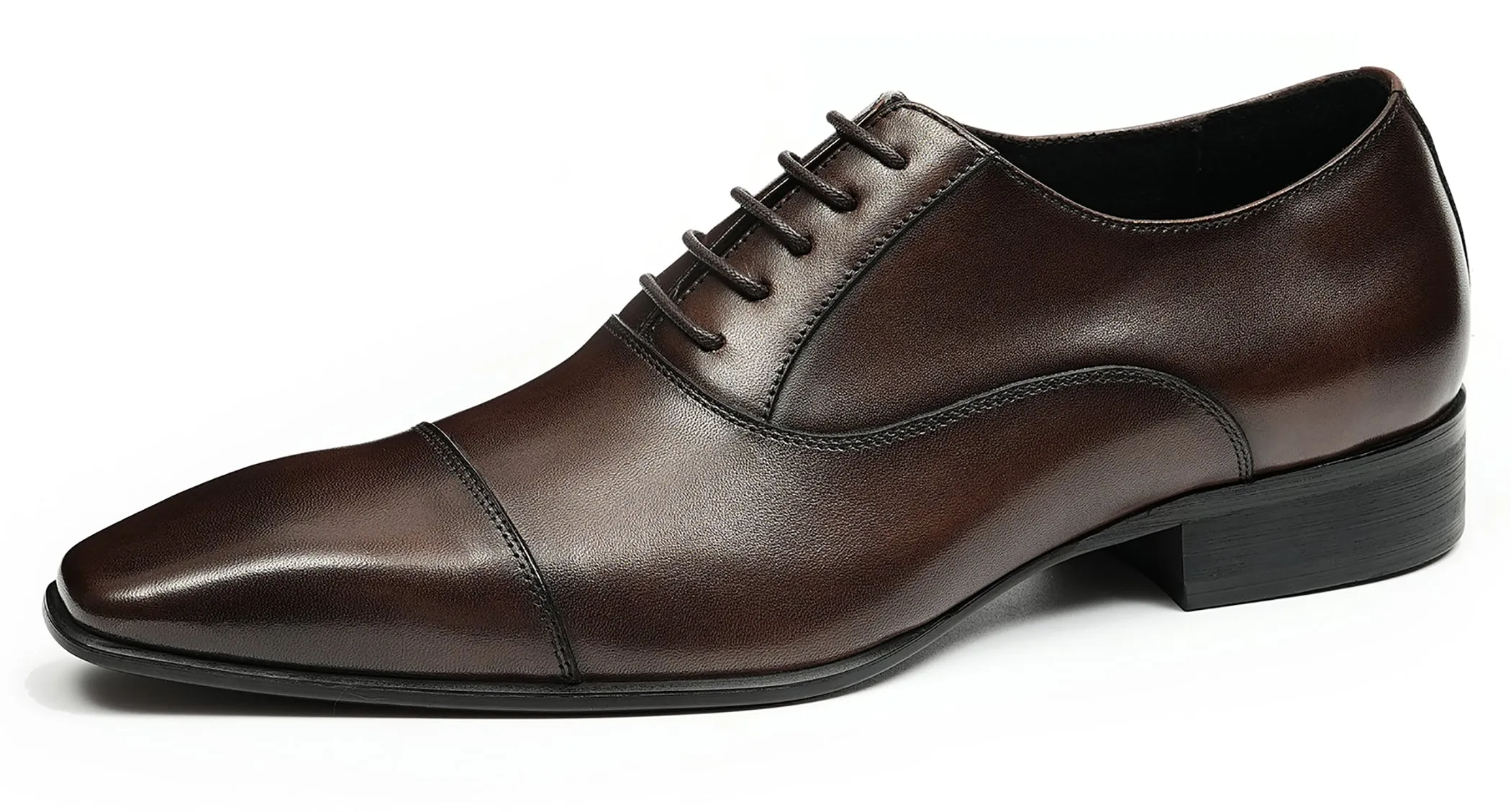 Men's Fashion Plain Toe Dress Formal Oxford