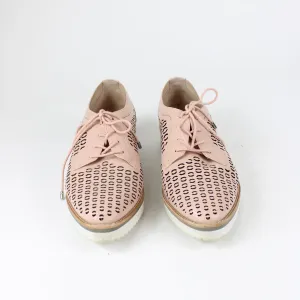 Mimco Pink Leather Oxfords