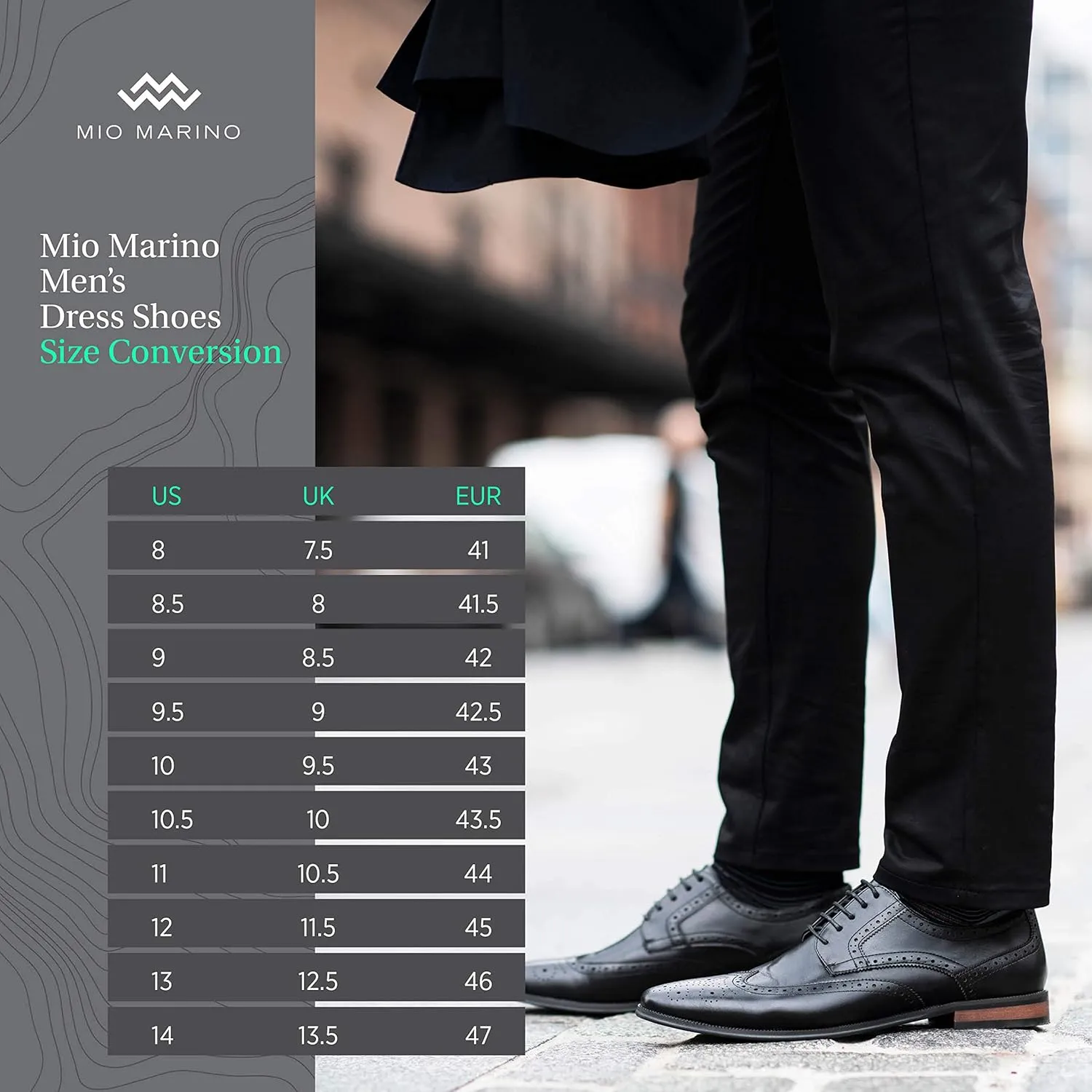 Mio Marino Oxford Men’s Dress Shoes