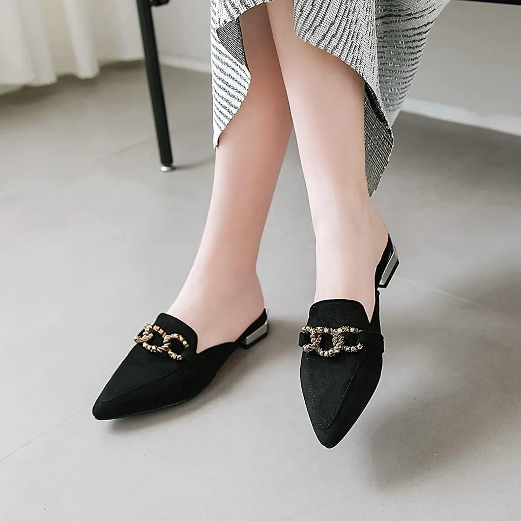 MIOKE womens Mule,flats,flat,mules