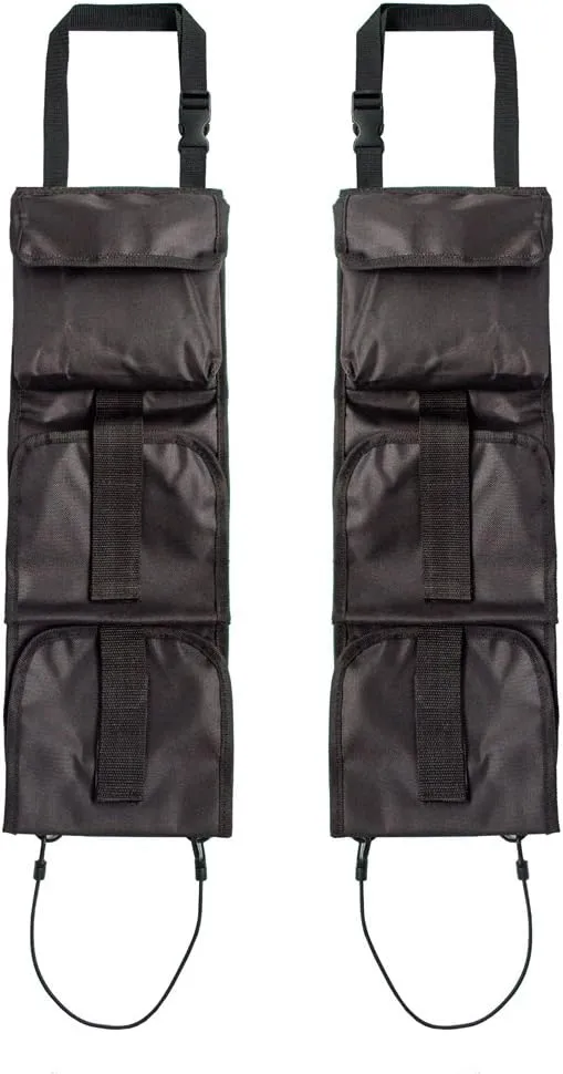 Multi-Function Car Holster Back Seat Gun Sling Hanger Bag with Pockets Carrier Gun Holster Bag Truck Concealed Seat Gun Rack