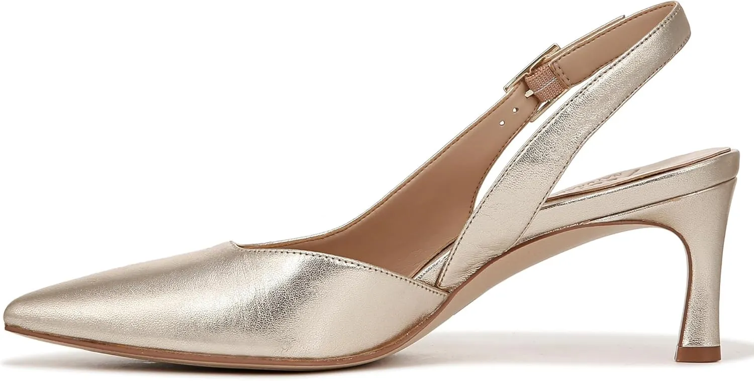 Naturalizer Women's 27 Edit Felicia Sneaker, Champagne Leather, 7.5