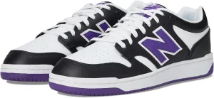 New Balance Men's 480 Sneaker, Black/White, 6