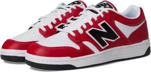 New Balance Men's 480 Sneaker, Team Red/White, 12