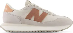 New Balance Women's 237 V1 Sneaker, White/Pink, 7.5