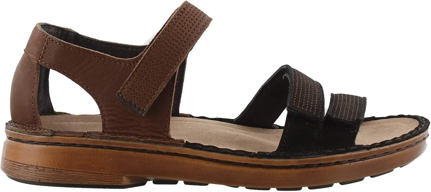 New Naot Women's Amarante Sandal Toffee/Black 39