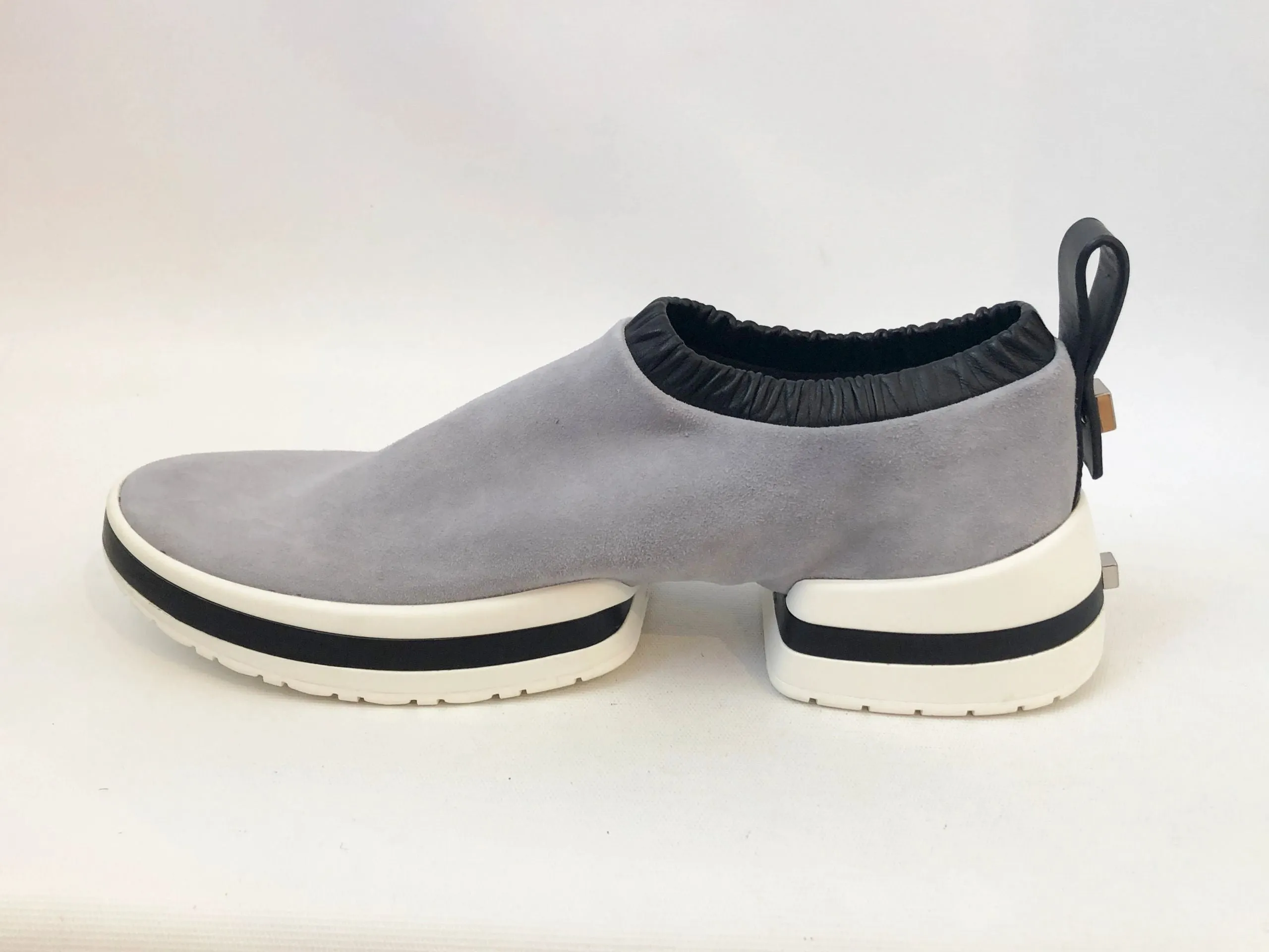 NEW Stuart Weitzman Suede Slip On Sneaker Size 10.5