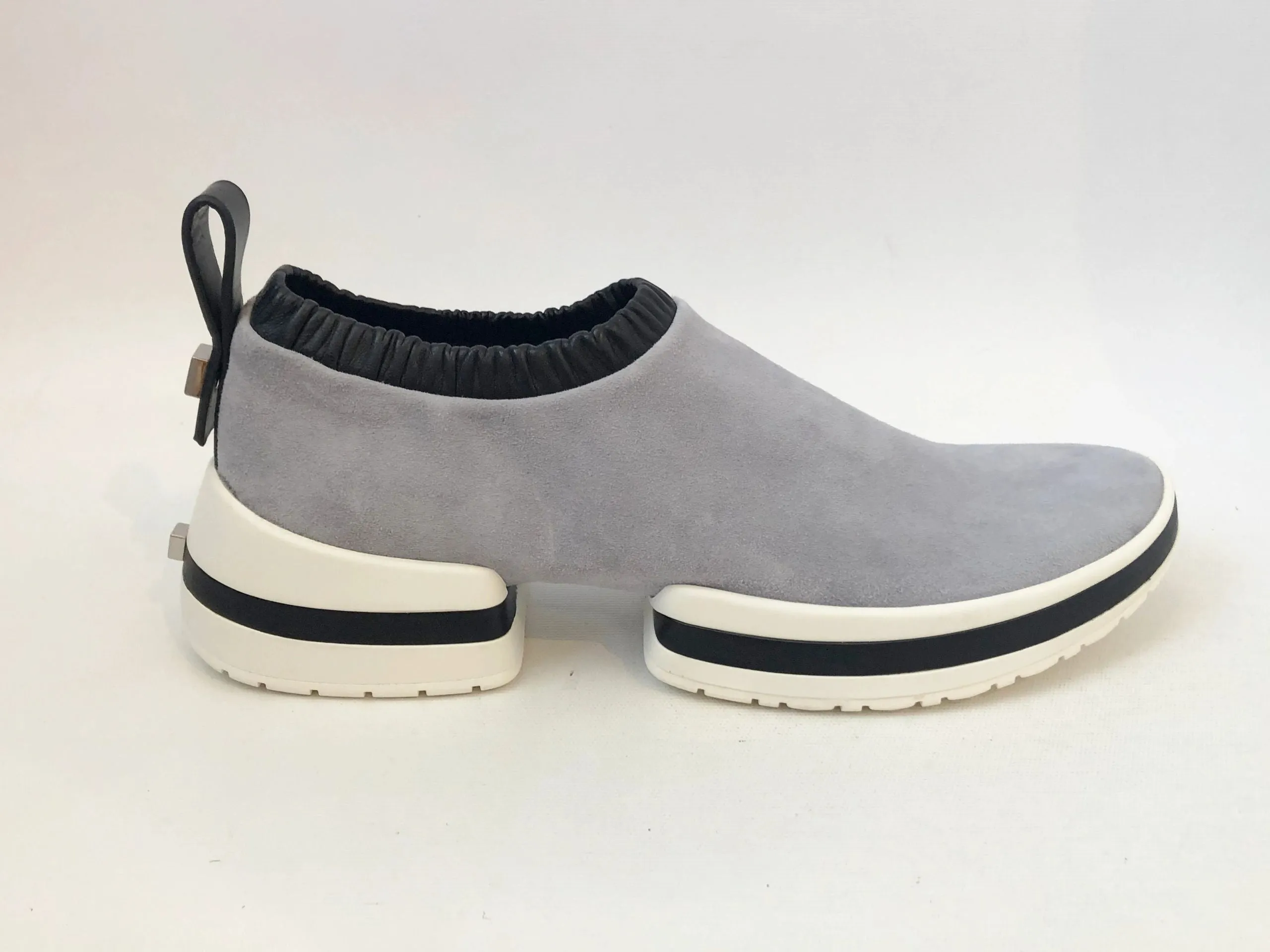 NEW Stuart Weitzman Suede Slip On Sneaker Size 10.5